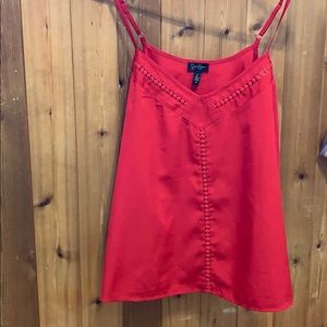 Red camisole by Jessica Simpson